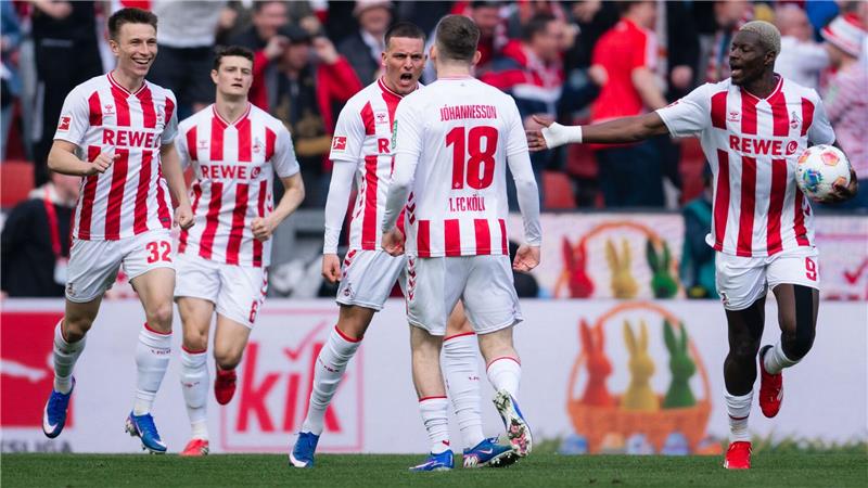 Derby-Spektakel in Köln: 3:3 zwischen Köln und Gladbach Jungstar El Mala glich den frühen Rückstand schnell aus.