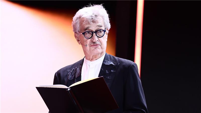 Jurypräsident Wim Wenders hatte sich eine Rede im Notizbuch notiert.