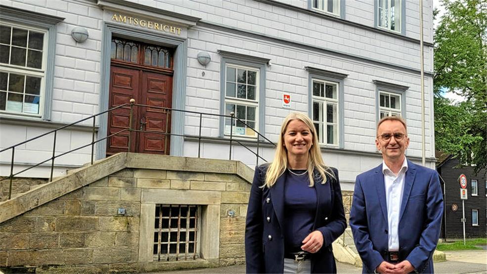 Justizministerin Wahlmann besucht Amtsgericht ClausthalZellerfeld