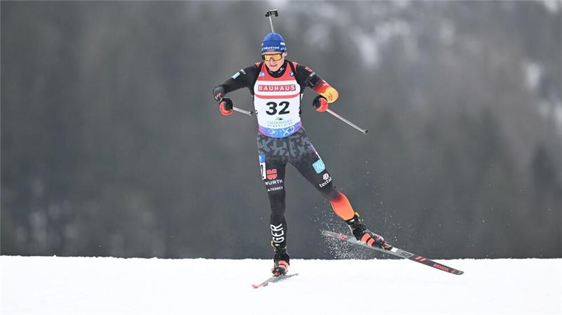Justus Strelow wird im Einzel in Ruhpolding bester Deutscher.