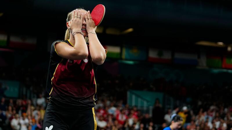 Niederlage gegen Japan: Tischtennis-Frauen kämpfen um Bronze Kann ihren Sieg gegen die Weltranglisten-Achte kaum fassen: Annett Kaufmann.