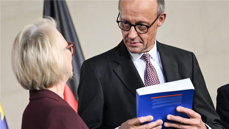 Kanzler Merz ist nicht zufrieden mit der Wirtschaftslage.