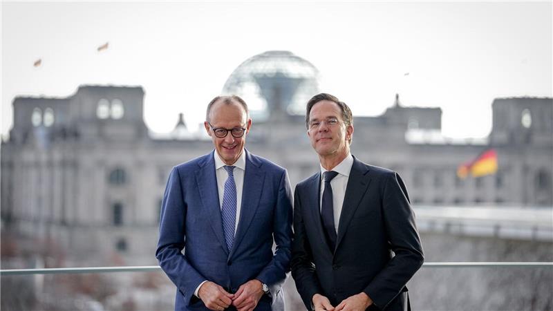 Rutte bei Merz in Berlin: „Wir sind Russlands nächstes Ziel“ Kanzler Merz und Nato-Generalsekretär Rutte führten ein Gespräch unter vier Augen.
