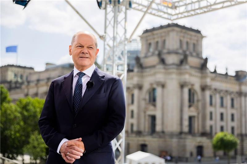 Scholz: Einigung über Kindergrundsicherung wird kommen Kanzler Olaf Scholz muss in der Ampel-Koalition zwischen FDP und Grüne vermitteln.