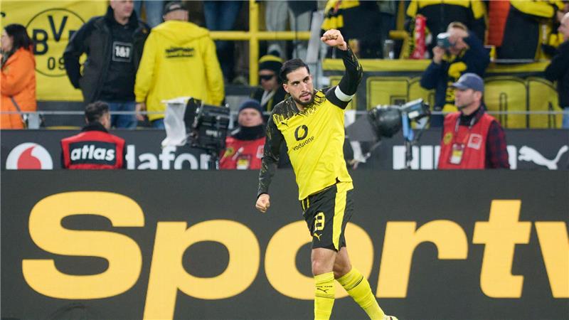 Kapitän Emre Can bescherte dem BVB gegen St.Pauli den späten Sieg.