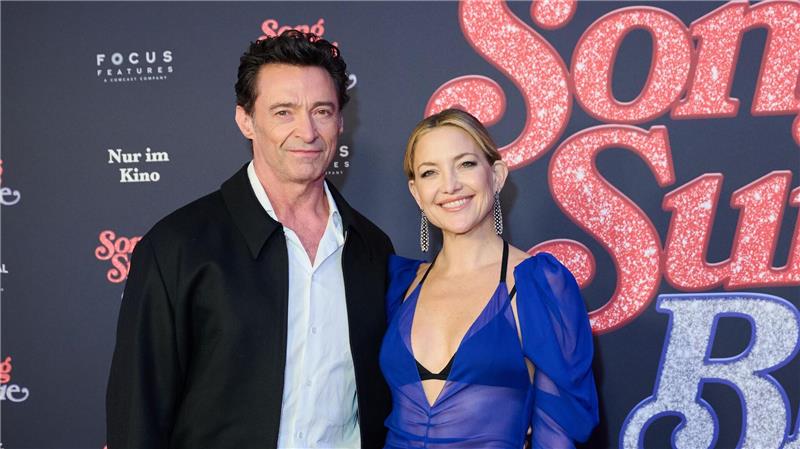 Kate Hudson und Hugh Jackman sind im Musikfilm „Song Sung Blue“ zu sehen (Kinostart 8. Januar). (Archivbild)
