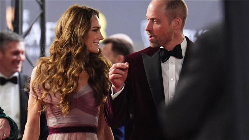 Kate und William zeigten sich ebenso bei der Verleihung.