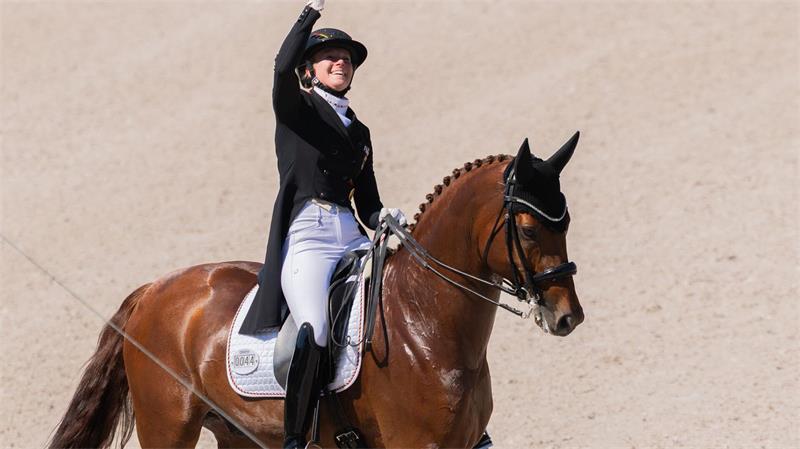 Katharina Hemmer baute die Führung aus.