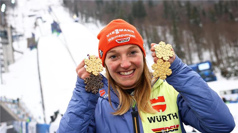 Katharina Schmid beendet ihre Karriere. (Archivbild)