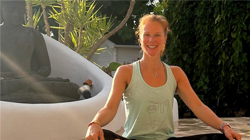 Katrin Streich auf Ibiza.