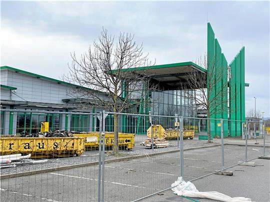 Kaufland werkelt an seinem künftigen Markt-Standort in der Baßgeige-West. Foto: Heine