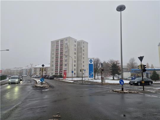 Kein Geld mehr: Der Rat kippt den im Mai 2019 beschlossenen Umbau der Kreuzung zwischen Robert-Koch- und Marienburger Straße zum Kreisel.  Archivfoto: Sowa