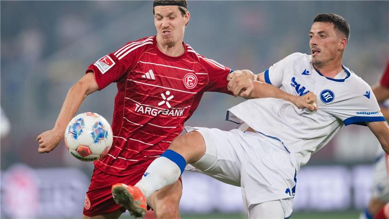Kein Sieger im Duell zwischen Fortuna Düsseldorf und dem Karlsruher SC.