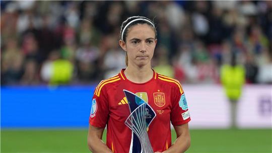 Kein Trost für Aitana Bonmatí: Auszeichnung als beste Spielerin des Turniers. 