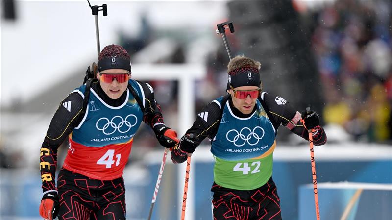 Keine Chance im Kampf um die vorderen Plätze: Justus Strelow und David Zobel
