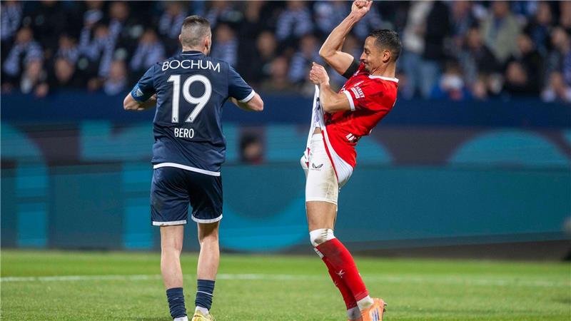 Kenny Redondo ärgert sich über eine vergebene Chance.