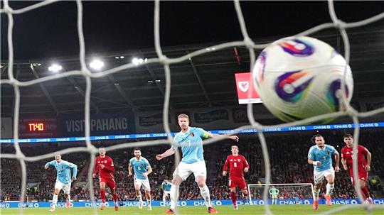 Kevin De Bruyne verwandelte zwei Elfmeter für Belgien