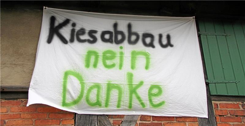 Kieswerk-Pläne sorgen in Wiedelah für Proteste. Archivfoto: Hohaus
