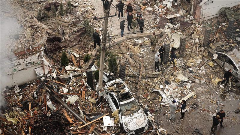 Kiew war eines der Ziele der russischen Angriffe in der Nacht und in den Morgenstunden.