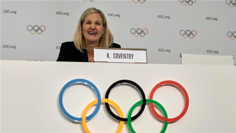Neue IOC-Chefin will Trump die Stirn bieten Kirsty Coventry ist die erste Frau an der Spitze des IOC.