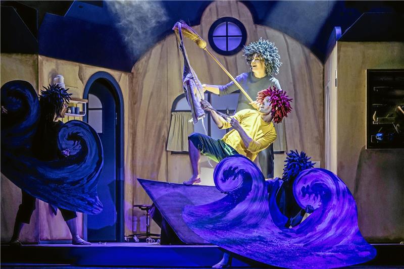 Klabauter-Musical am tfn: Pumuckl sticht in See.  Foto: Quast