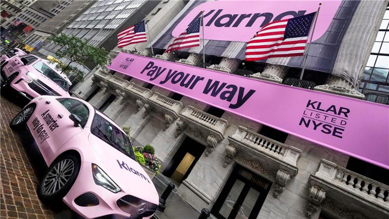 Klarna startet mit Kurssprung an der Börse Klarna konnte den Ausgabepreis höher als gedacht ansetzen.