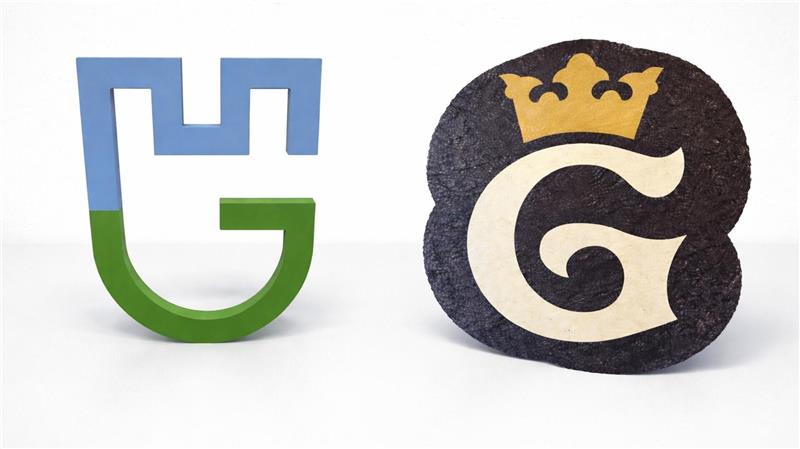 Klaus Marwede sieht im neuen Logo der Stadt Bad Harzburg Ähnlichkeit zu dem der Stadt Goslar. Deshalb wollte er es für seine eigenen Zwecke nutzen.