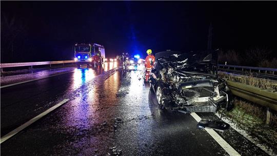 Knapp drei Stunden musste die Südfahrbahn gesperrt werden. Foto: Feuerwehr Salzgitter