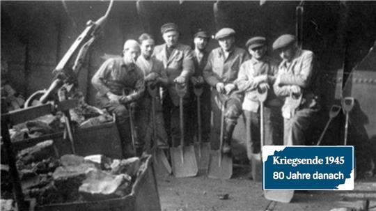 Knochenarbeit an der Verladestelle: Stephan Gistrichovsky datiert die Aufnahme auf das Jahr 1944.
