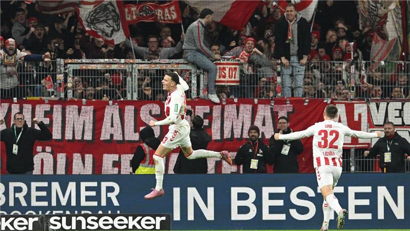 Kölner Jubel: Saïd El Mala hat dem FC in Bremen einen Punkt gerettet. 