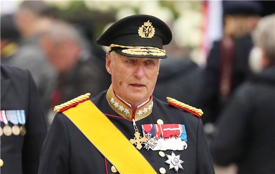 König Harald V. von Norwegen 2019 in Luxemburg.