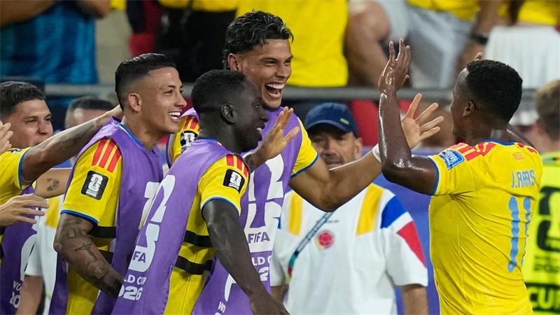 Kolumbien beeindruckt weiter - Bald gegen Messi und Co.? Kolumbien hatte schon früh Grund zur Freude.