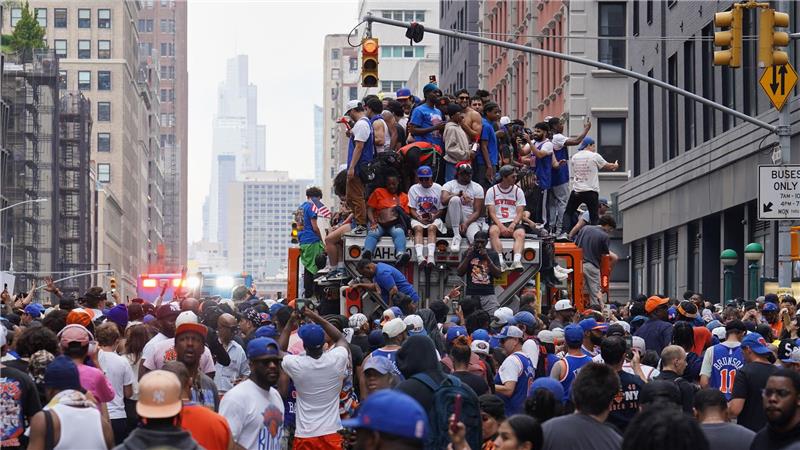 Konfetti-Paraden haben in New York eine lange Tradition. 