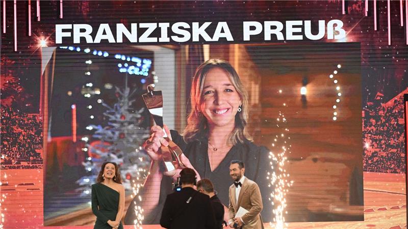 Konnte die Ehrung nur aus der Ferne entgegennehmen: Franziska Preuß.