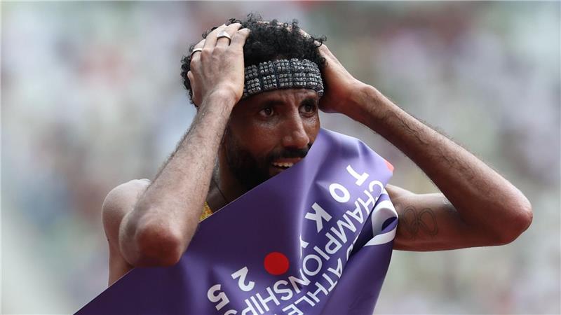 Petros nach Silber-Sensation: „Für meine Mama“ in Afrika Konnte seinen Coup selbst kaum glauben: Amanal Petros.