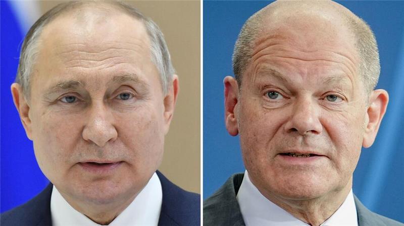 Kreml: Putin offen für Gespräche mit Scholz und Trump Kremlchef Wladimir Putin hat immer wieder erklärt, offen zu sein für einen Dialog auch mit Kanzler Olaf Scholz. (Archivbild)