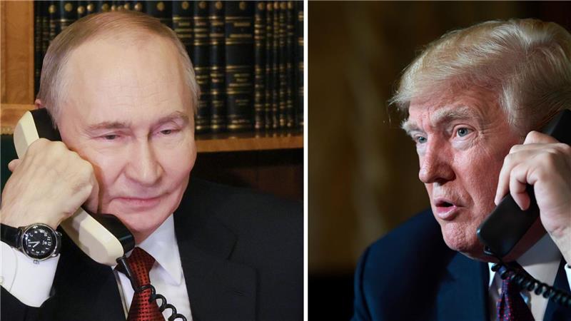 Kremlchef Wladimir Putin und US-Präsident Trump haben erneut miteinander telefoniert. (Archivbild)
