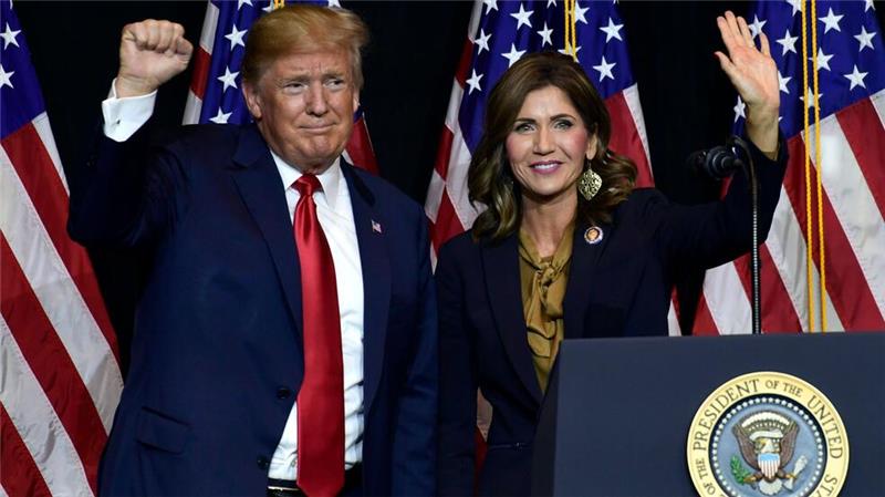 TV-Mann, Milliardär, Radikale: So soll Trumps Team aussehen Kristi Noem soll Heimatschutzministerin werden. (Archivbild)