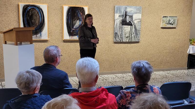 Ausstellung "Bewegungsmuster" öffnet im Bad Harzburger Rathaus Künstlerin Susanne Hensch eröffnet ihre Ausstellung in der Rathaus-Galerie.