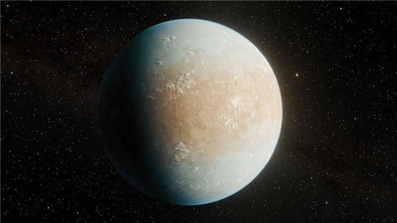 Künstlerische Darstellung des Exoplaneten HD 137010 b.