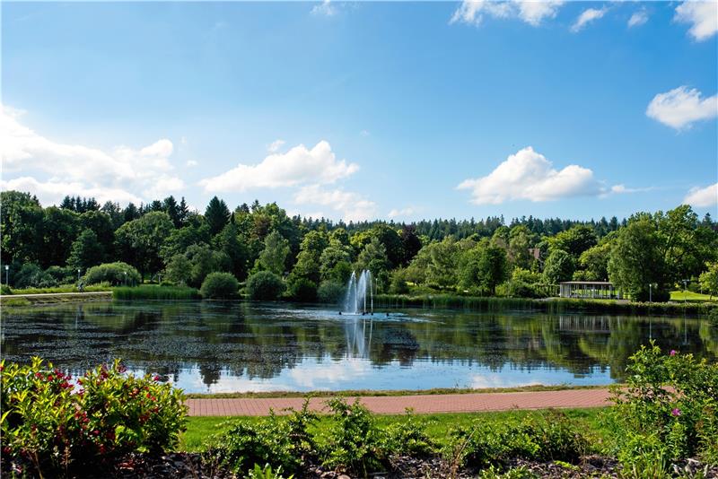 Tourismus-Gesellschaften: Dirk Becker übernimmt für den Übergang Kurpark-Idylle: Offiziell ist Harmonie im Kurort angesagt. Hinter den Kulissen liegt aber noch einiges im Argen. Archivfoto: Schönfisch