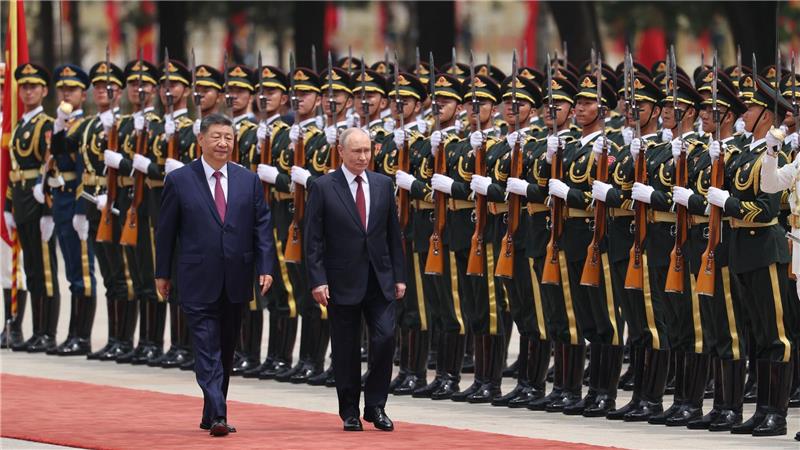 Kurz nach US-Präsident Donald Trump wird auch Kremlchef Wladimir Putin in Peking empfangen.