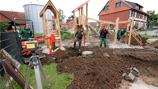 Kurzfristig umsetzbare Projekte, wie fest installierte Spiel- oder Sportgeräte, werden aktuell von der Leader-Region gefördert.