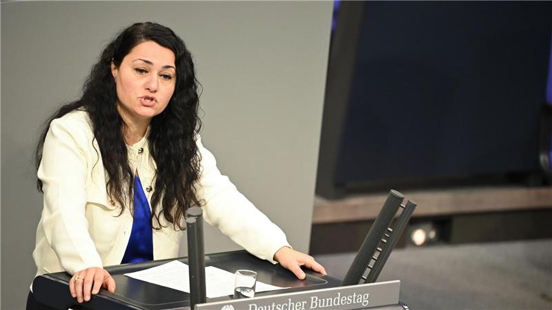Lamya Kaddor aus Nordrhein-Westfalen ist für die Grünen seit 2021 im Bundestag. (Archivfoto)