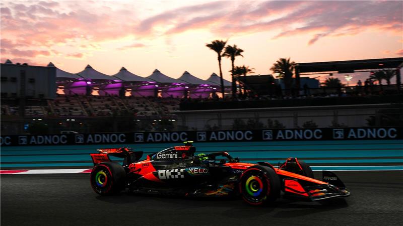 Lando Norris - Erster im Klassement und Schnellster im Training. 