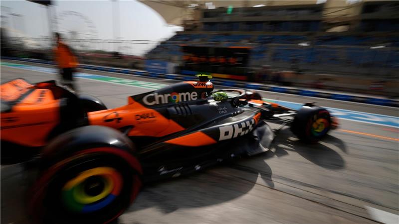 McLaren enteilt der Formel-1-Konkurrenz in Bahrain Lando Norris führt vor dem Rennen in Bahrain die WM an.