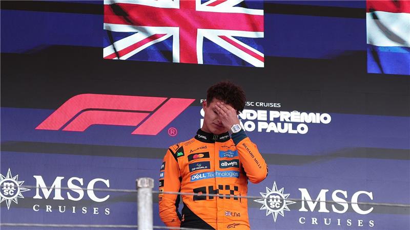 Lando Norris muss immer wieder auch Buhrufe aushalten. 