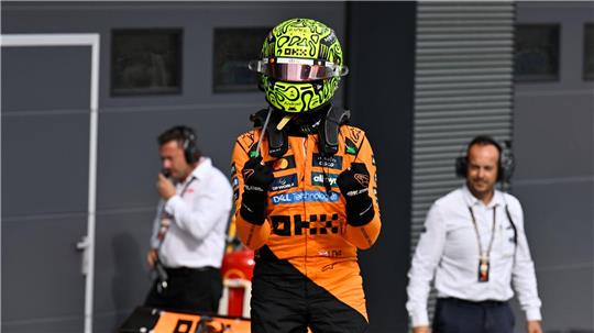 Lando Norris setzte in Ungarn auf eine gewagte Strategie und gewann.