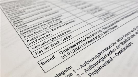 Langer Beratungsgang und viel Gegenwind: Die Organisationsanalyse und die daraus resultierende Verwaltungsreform wird heute im Finanzausschuss diskutiert.