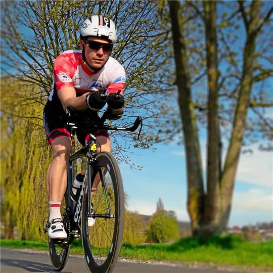 Langstrecken-Radfahrer und Organisator von "Rund um den Harz" Florian Schütte. Foto: Privat